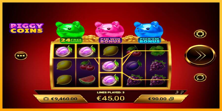 Piggy Coins игрална машина за пари, снимка 3