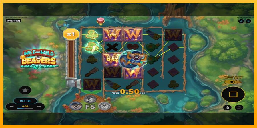 Wet and Wild Beavers игрална машина за пари, снимка 3