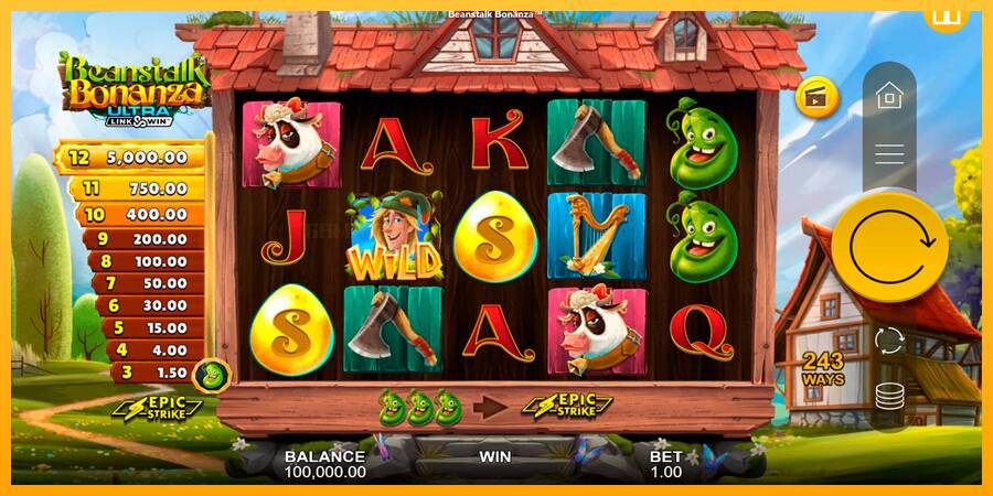 Beanstalk Bonanza игрална машина за пари, снимка 1