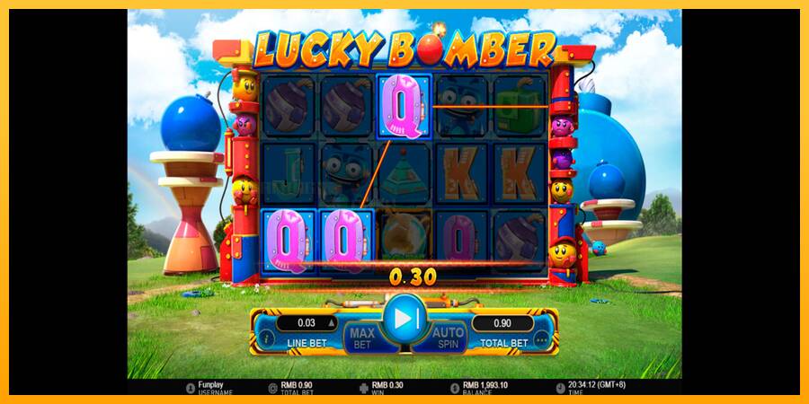 Lucky Bomber игрална машина за пари, снимка 5