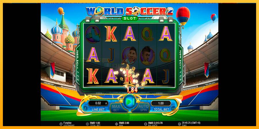 World Soccer Slot 2 игрална машина за пари, снимка 5