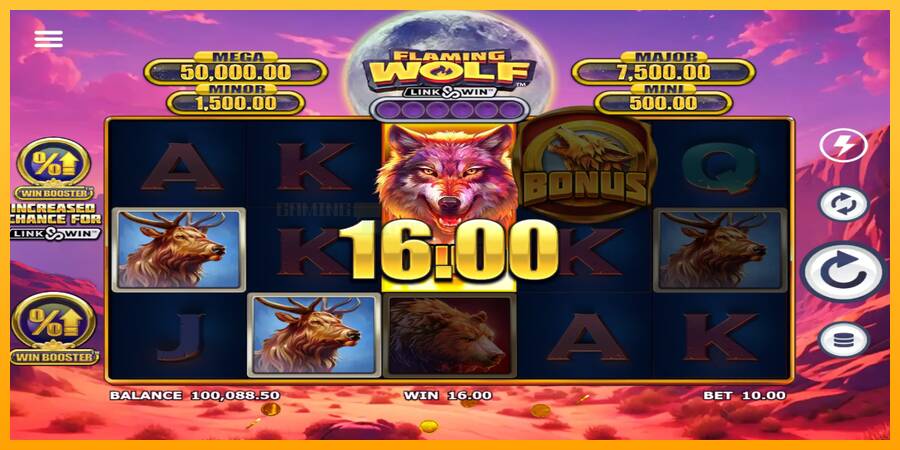 Flaming Wolf Link & Win игрална машина за пари, снимка 3