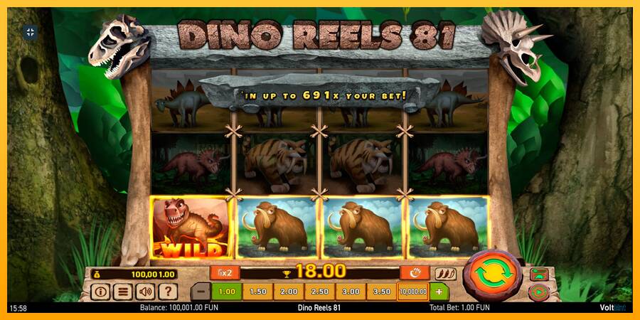 Dino Reels 81 игрална машина за пари, снимка 6