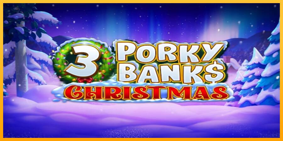 3 Porky Banks Christmas игрална машина за пари, снимка 1