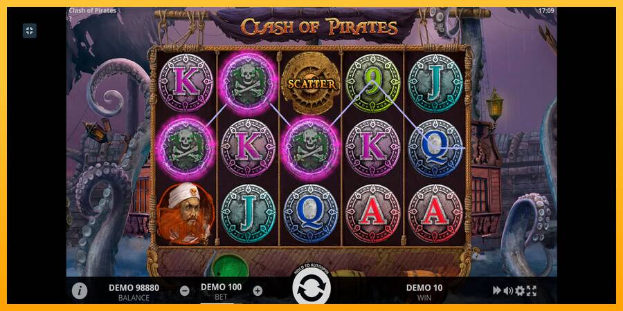 Clash of Pirates игрална машина за пари, снимка 5