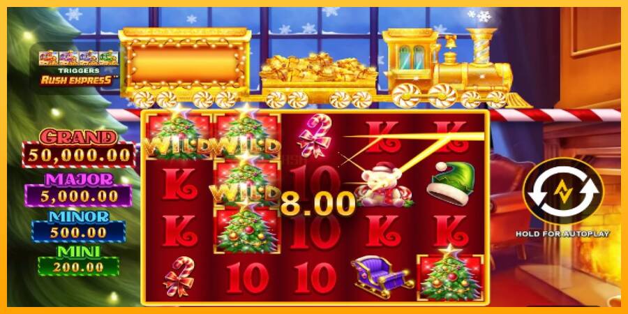 Christmas Rush Express игрална машина за пари, снимка 3