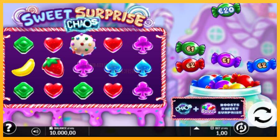 Sweet Surprise Chaos игрална машина за пари, снимка 4