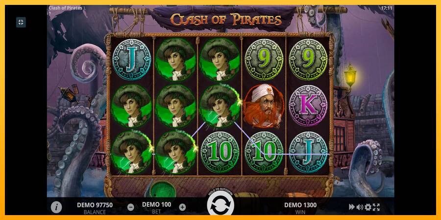 Clash of Pirates игрална машина за пари, снимка 9