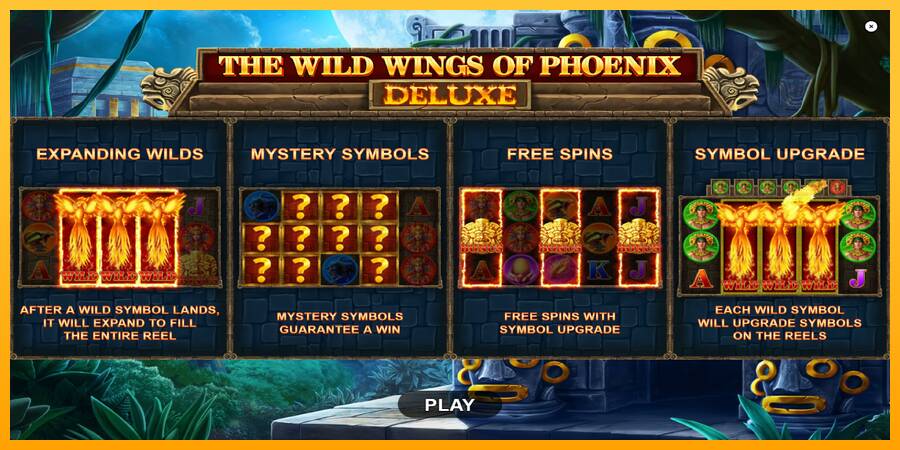 The Wild Wings of Phoenix Deluxe игрална машина за пари, снимка 1