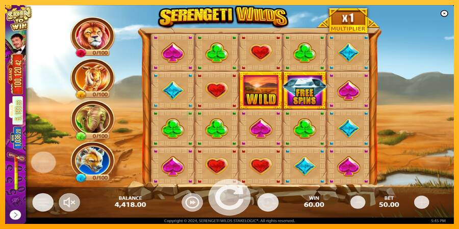 Serengeti Wilds игрална машина за пари, снимка 4