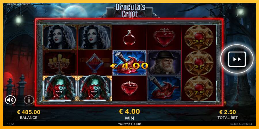 Draculas Crypt игрална машина за пари, снимка 3