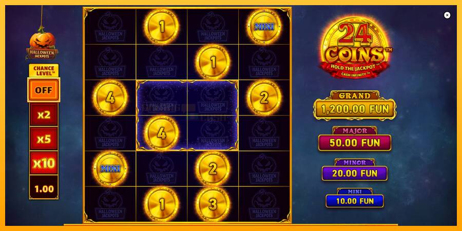 24 Coins Halloween Jackpots игрална машина за пари, снимка 2