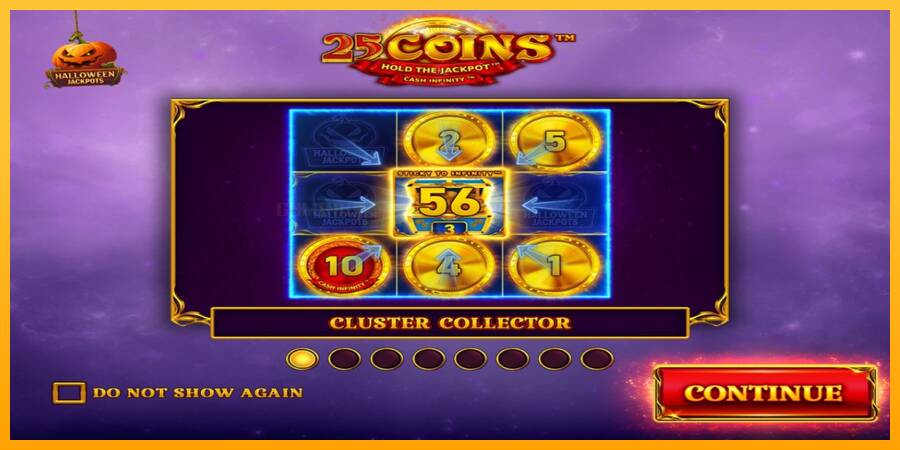 25 Coins Halloween Jackpots игрална машина за пари, снимка 1