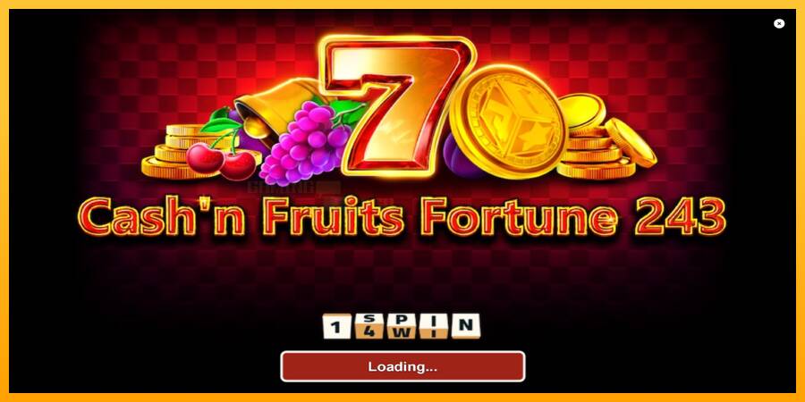 Cashn Fruits Fortune 243 игрална машина за пари, снимка 1