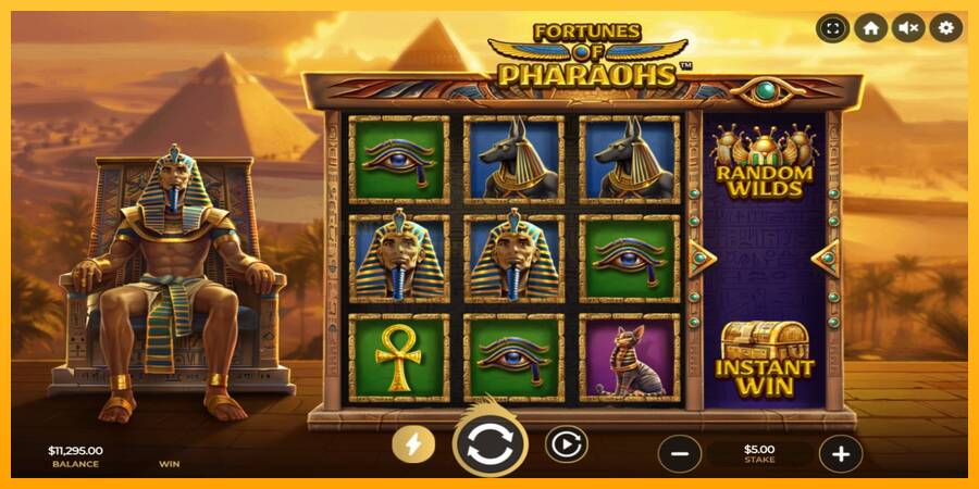 Fortunes of Pharaohs игрална машина за пари, снимка 2