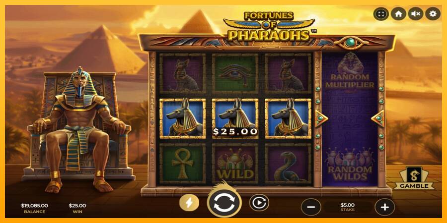 Fortunes of Pharaohs игрална машина за пари, снимка 3