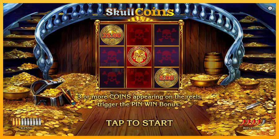 Skull Coins игрална машина за пари, снимка 1