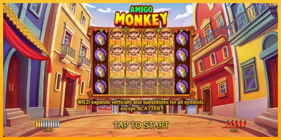 Amigo Monkey игрална машина за пари, снимка 1