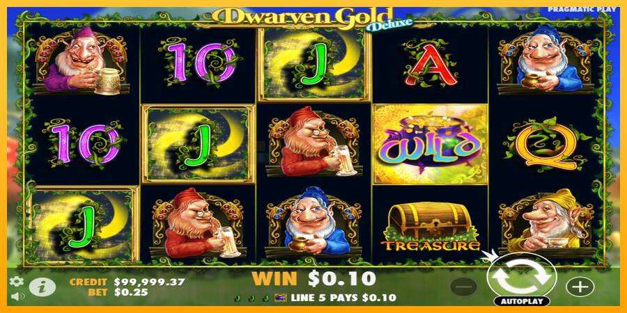 Dwarven Gold Deluxe игрална машина за пари, снимка 3