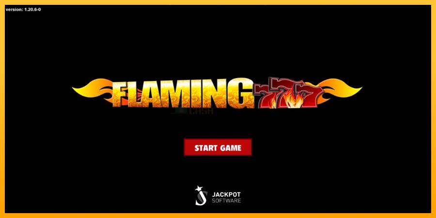 Flaming 777 игрална машина за пари, снимка 1