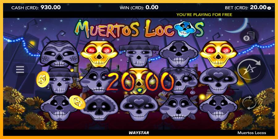 Muertos Locos игрална машина за пари, снимка 2