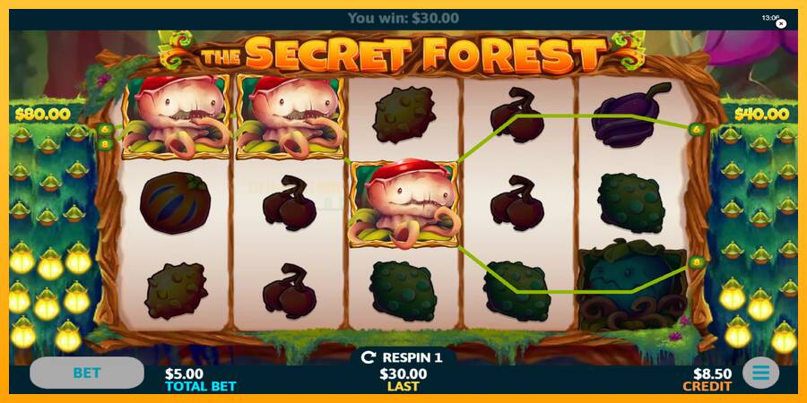 The Secret Forest игрална машина за пари, снимка 3