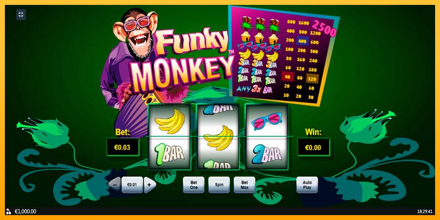 Funky Monkey игрална машина за пари, снимка 1