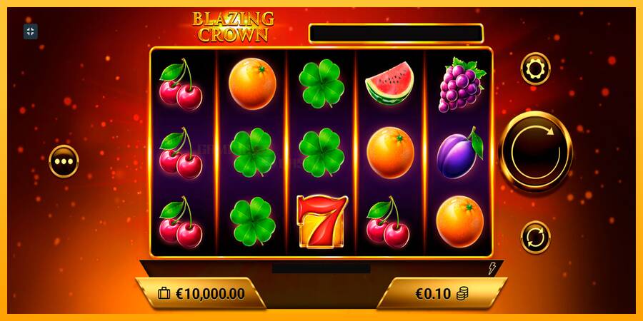 Blazing Crown игрална машина за пари, снимка 1