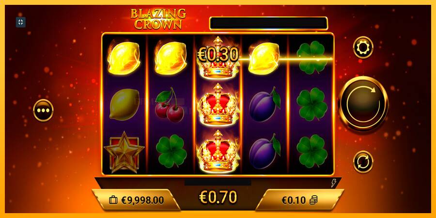 Blazing Crown игрална машина за пари, снимка 5