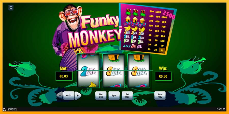 Funky Monkey игрална машина за пари, снимка 3