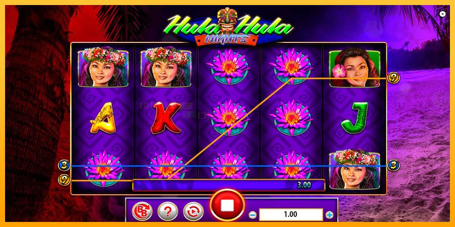 Hula Hula Nights игрална машина за пари, снимка 2