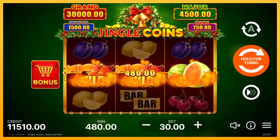 Jingle Coins игрална машина за пари, снимка 5