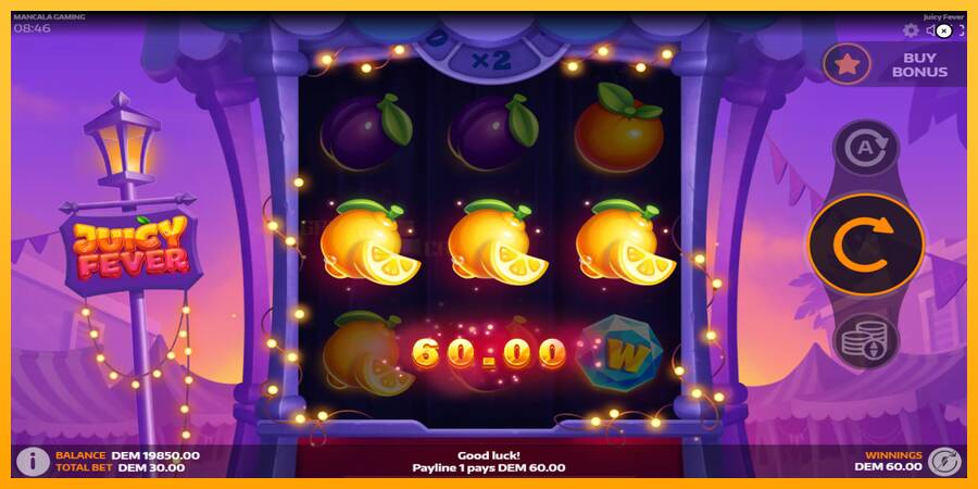 Juicy Fever игрална машина за пари, снимка 3