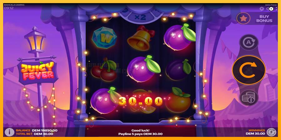 Juicy Fever игрална машина за пари, снимка 4