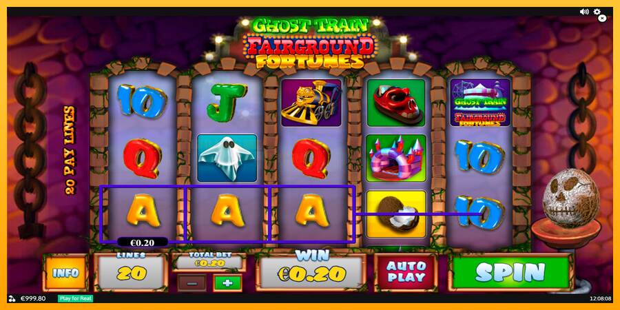 Fairground Fortunes Ghost Train игрална машина за пари, снимка 3