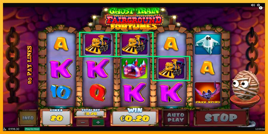 Fairground Fortunes Ghost Train игрална машина за пари, снимка 5