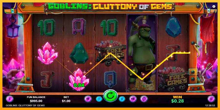 Goblins Gluttony of Gems игрална машина за пари, снимка 3