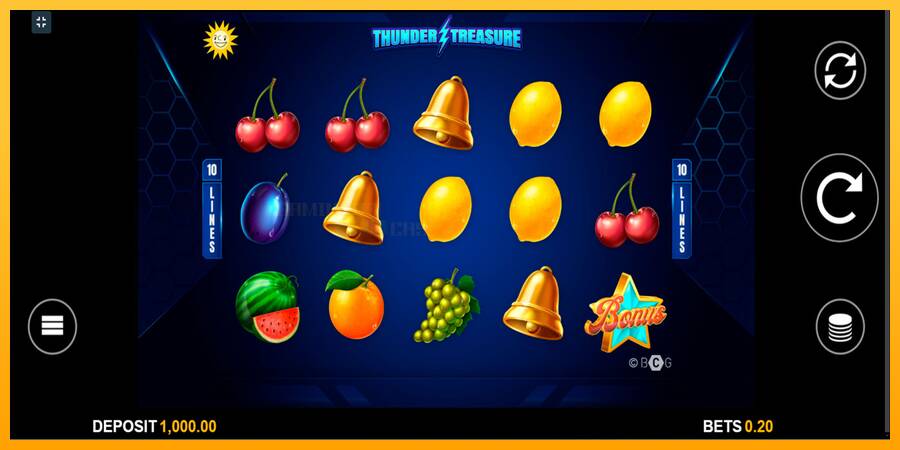 Thunder Treasure игрална машина за пари, снимка 1