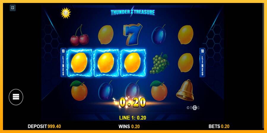 Thunder Treasure игрална машина за пари, снимка 2