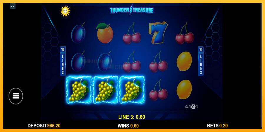 Thunder Treasure игрална машина за пари, снимка 4