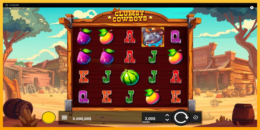 Clumsy Cowboys игрална машина за пари, снимка 1