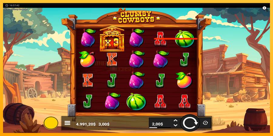 Clumsy Cowboys игрална машина за пари, снимка 3