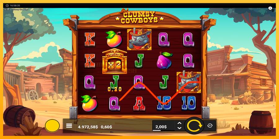 Clumsy Cowboys игрална машина за пари, снимка 6