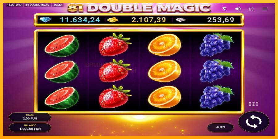 81 Double Magic игрална машина за пари, снимка 1