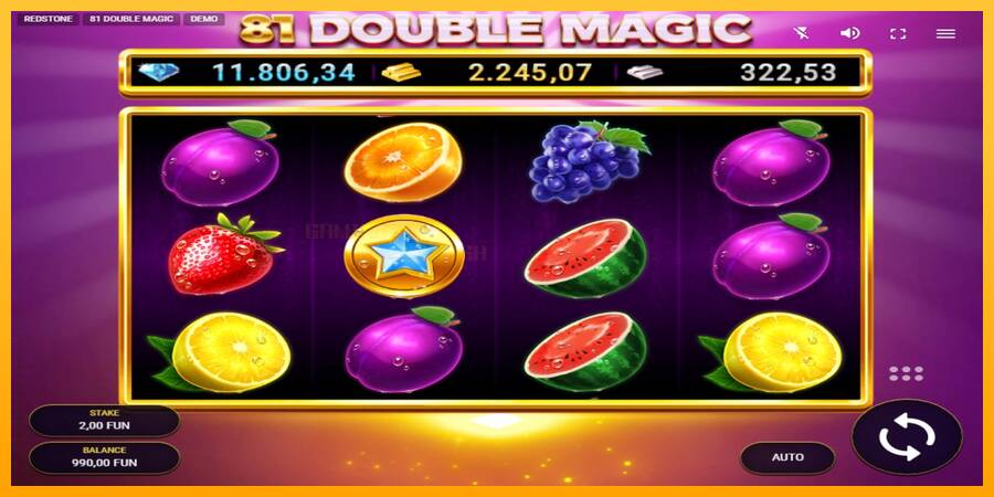 81 Double Magic игрална машина за пари, снимка 3