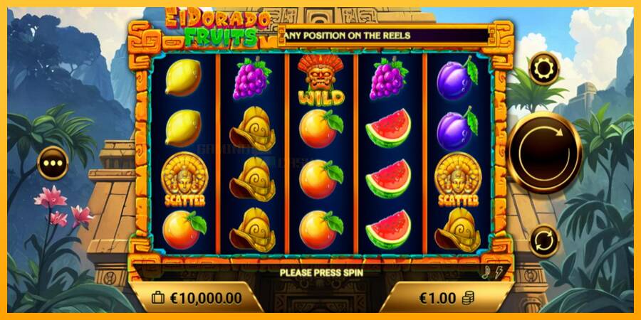 El Dorado Fruits игрална машина за пари, снимка 2