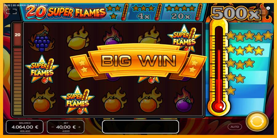 20 Super Flames игрална машина за пари, снимка 4