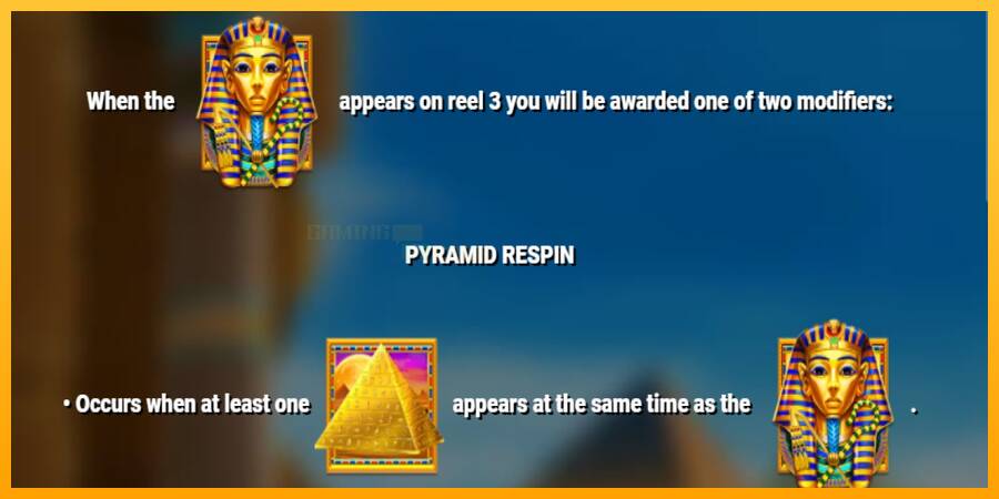 Pyramids of Luxor игрална машина за пари, снимка 4