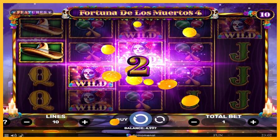 Fortuna De Los Muertos 4 игрална машина за пари, снимка 3