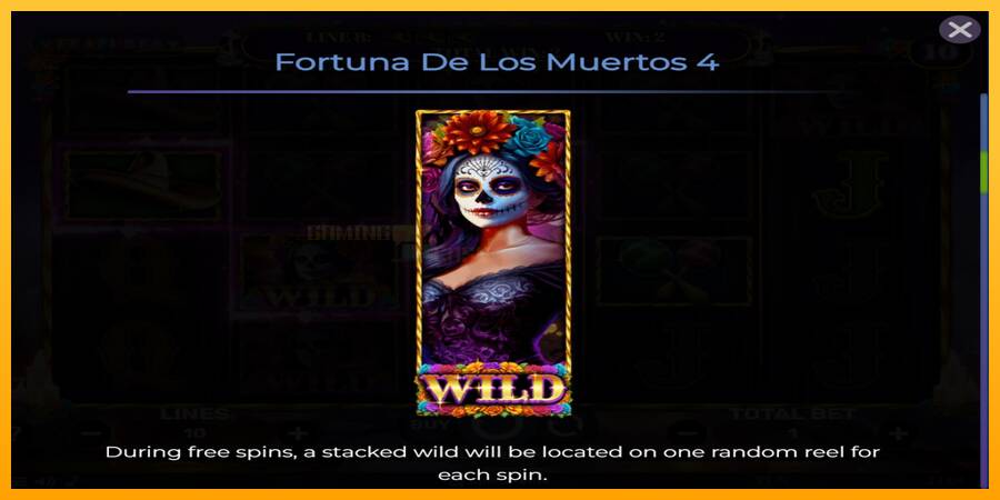 Fortuna De Los Muertos 4 игрална машина за пари, снимка 5